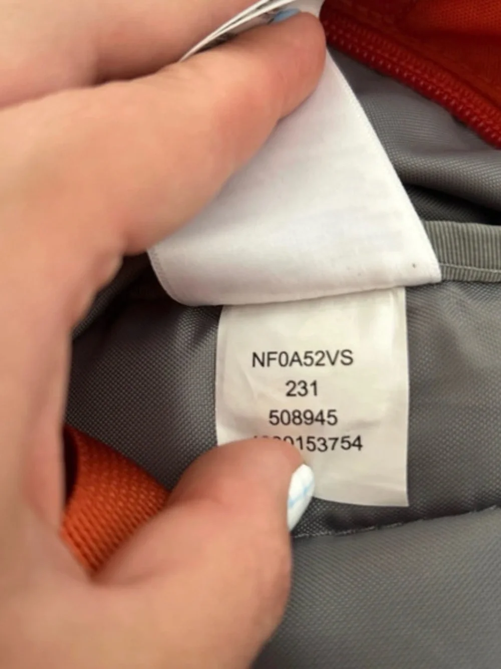 The North Face Burnt Orange Canvas Backpack Tote